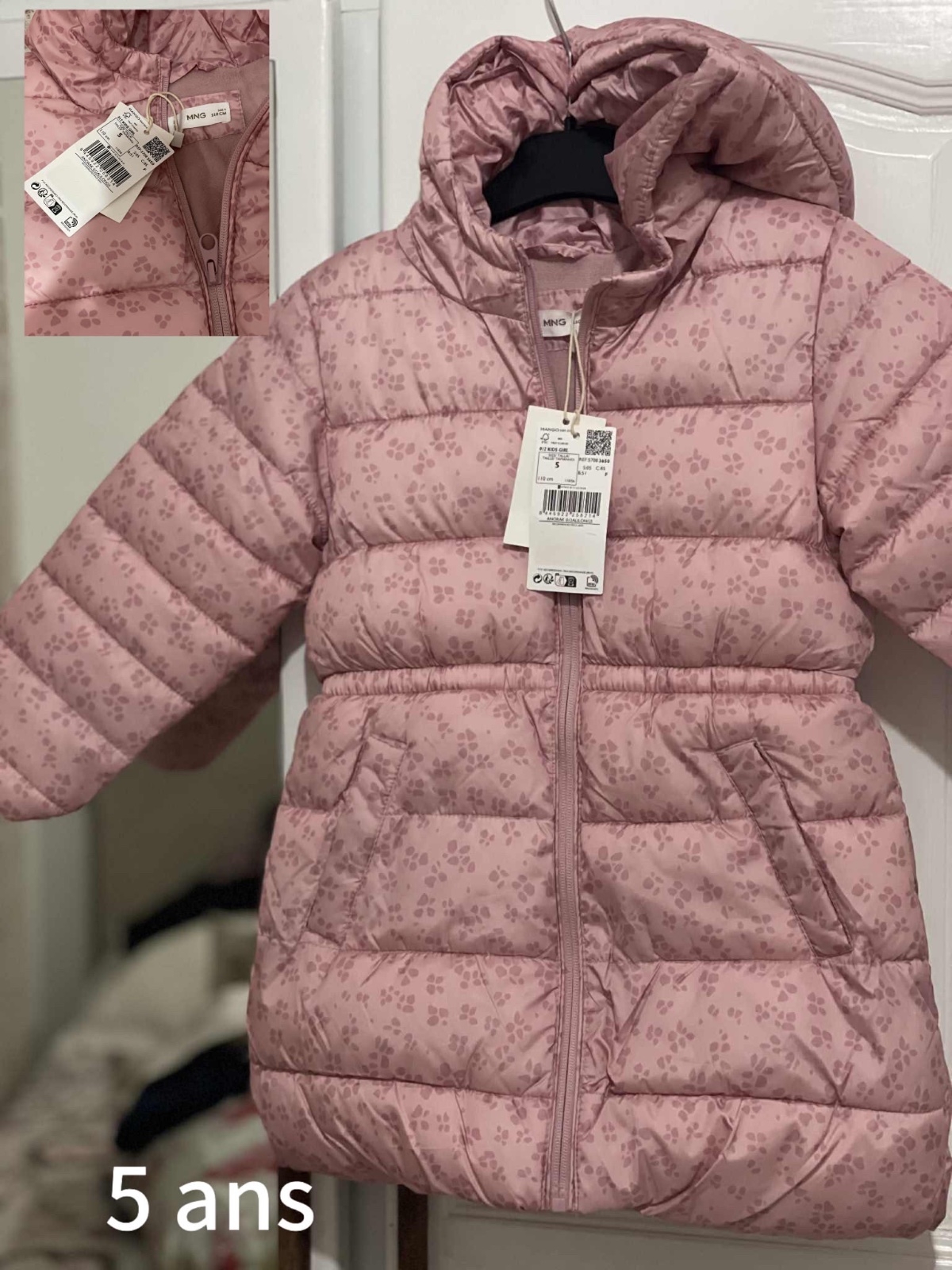 Manteau rose
