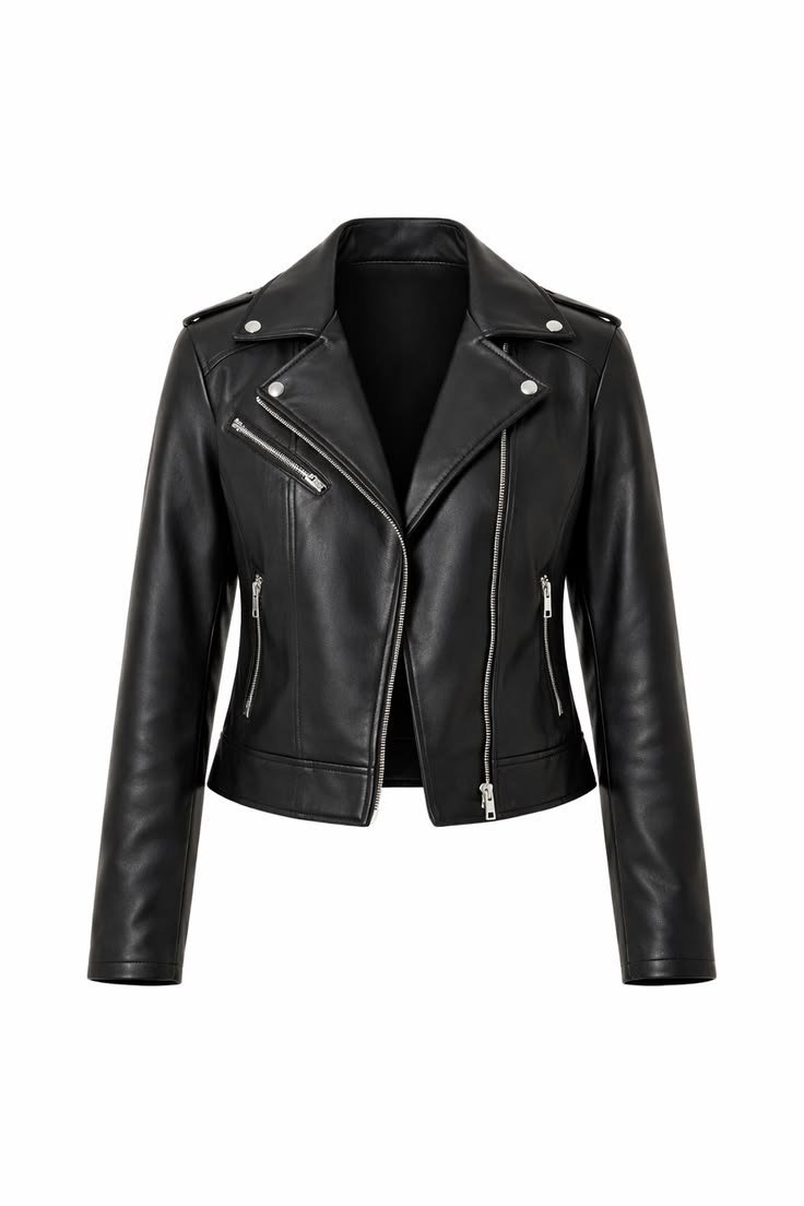 Veste noire cuir 