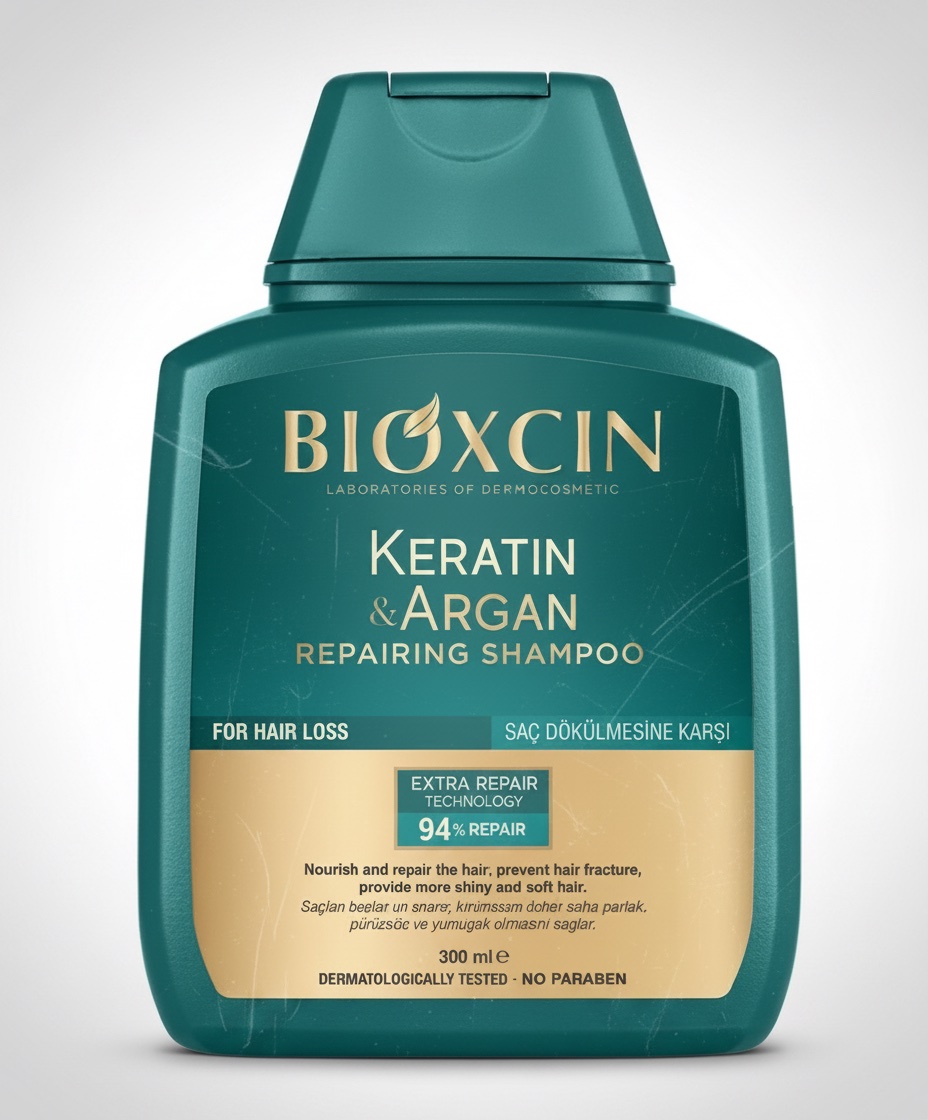 Bioxcin Keratin & Argan Repairing Shampoo 300ml
