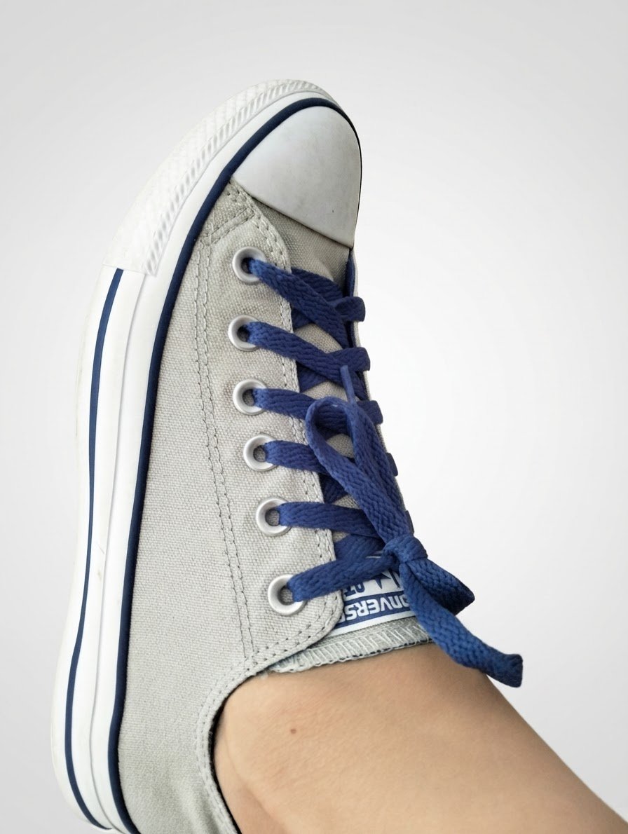 Converse All Star taille 39 gris et bleu 