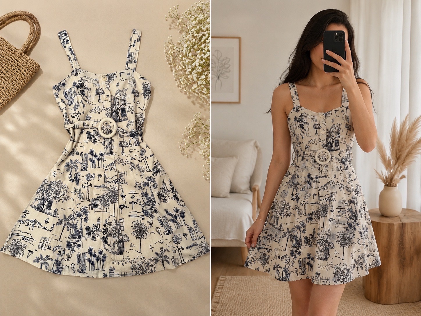 Robe bleue