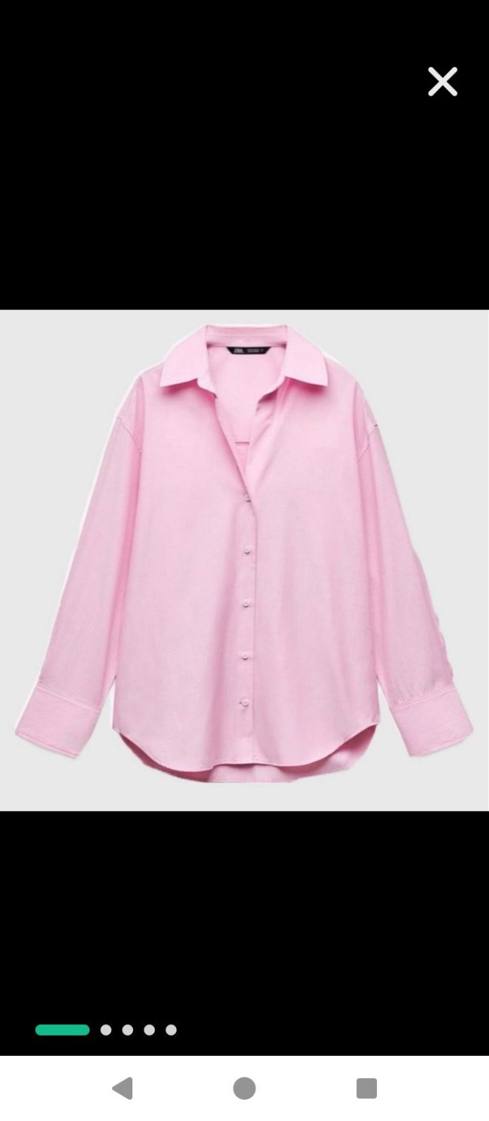 Chemise rose 