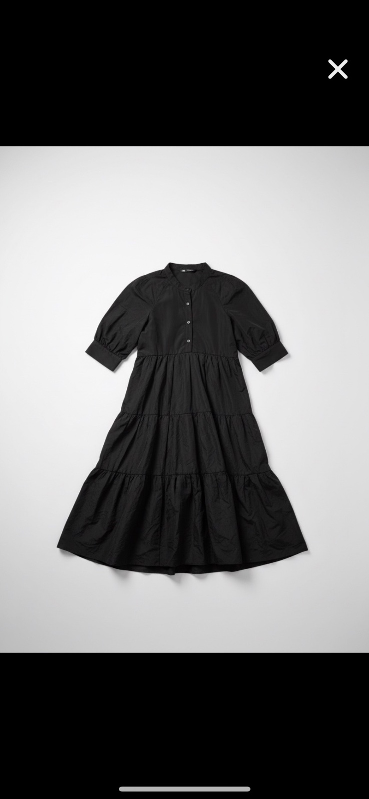 Robe Zara longue en demi-manches achetée à 249dt après utilsation quelques fois je la cède à 75dt en très bon état