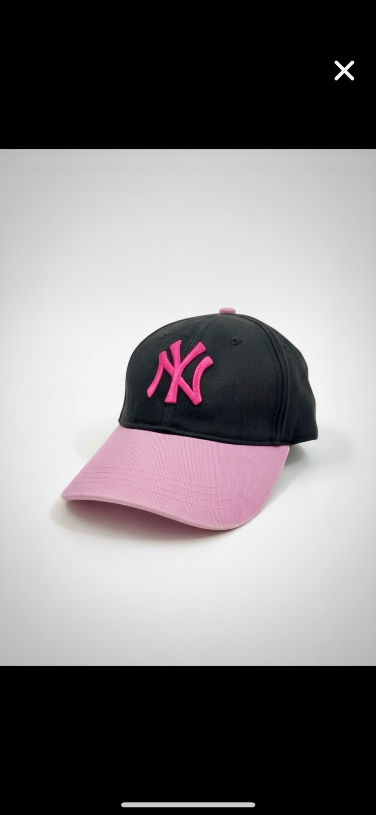 Casquette New York Yankees rose et noir tendance 2026