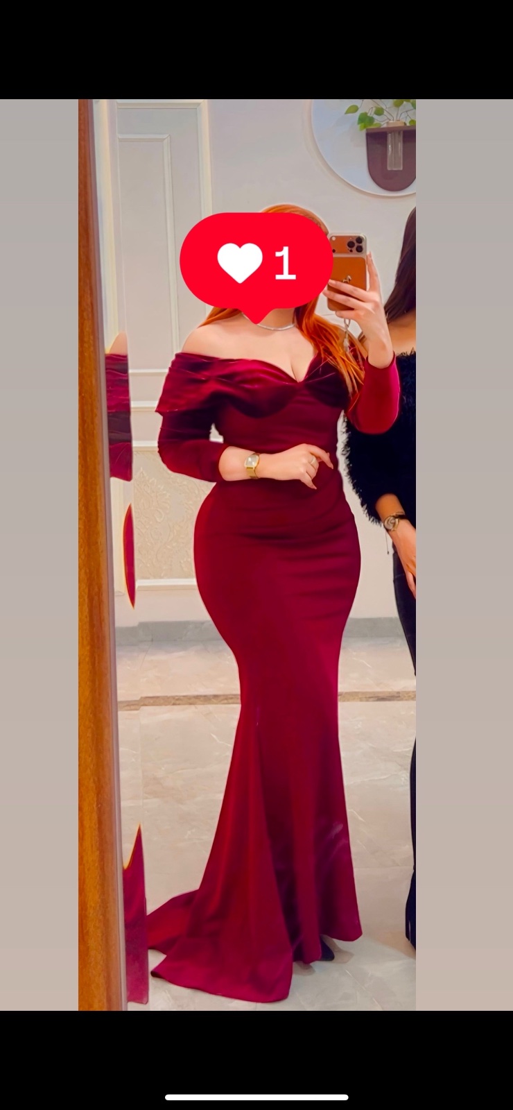 Burgundy Dress
