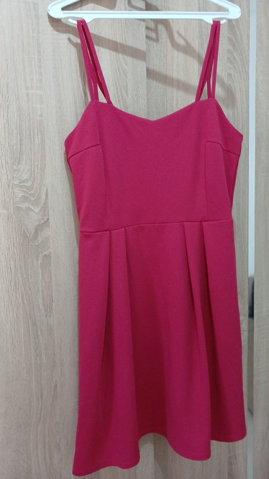 Robe soirée rose simple neuve
