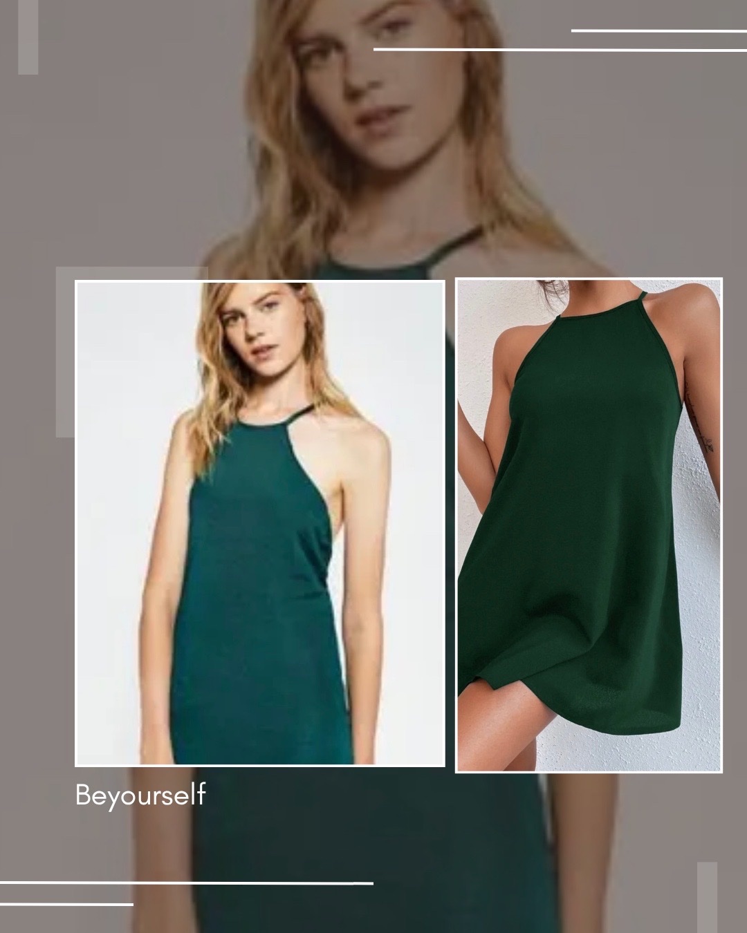 Petite robe verte fluide  Parfait état