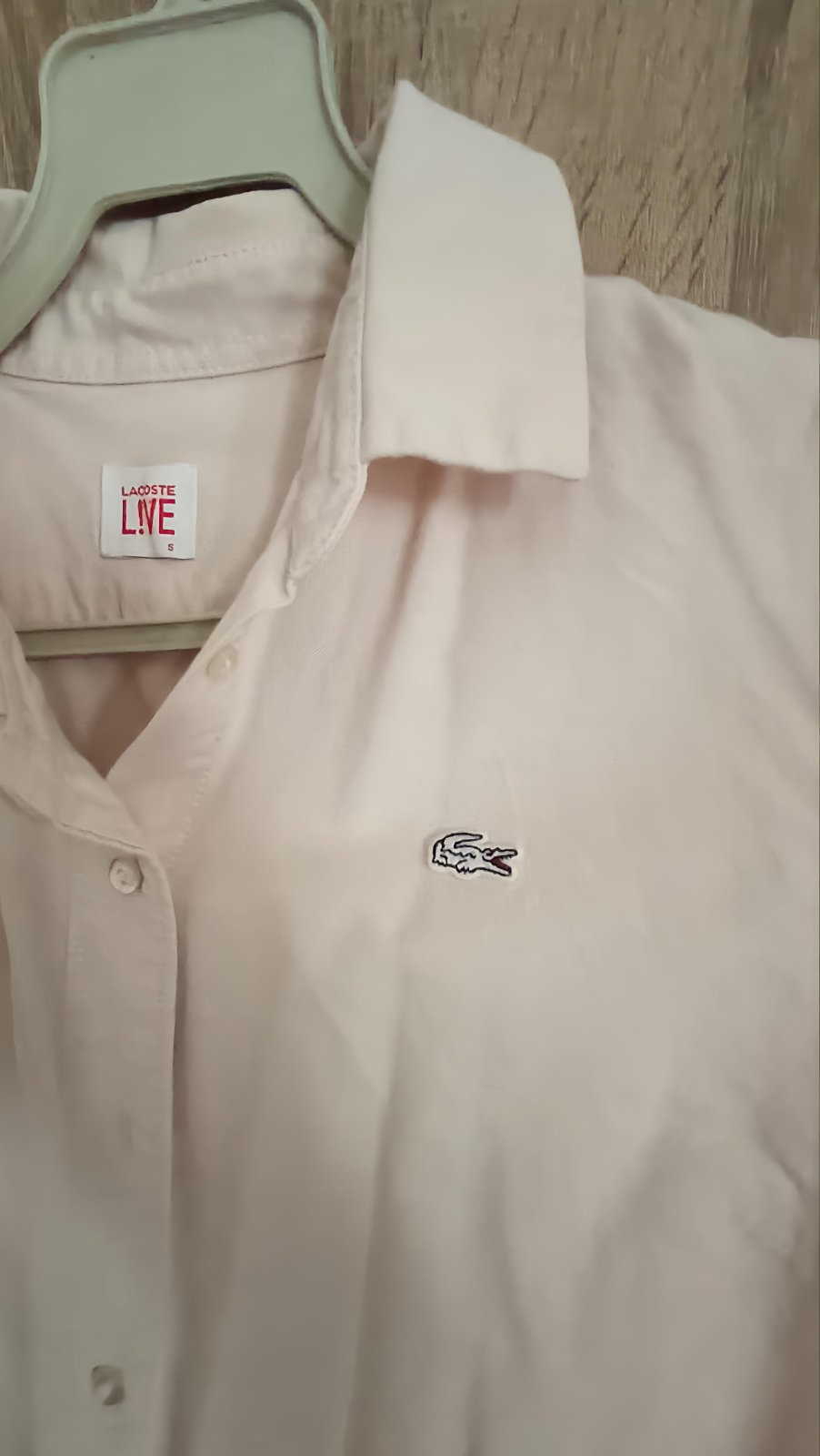 Chemise rose Lacoste 