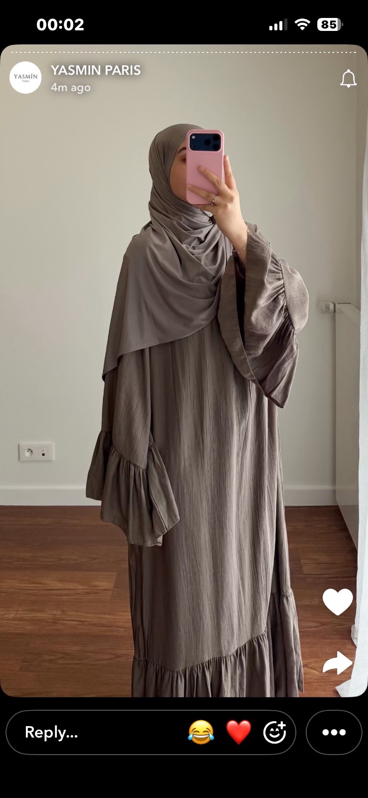 Robe modest longue