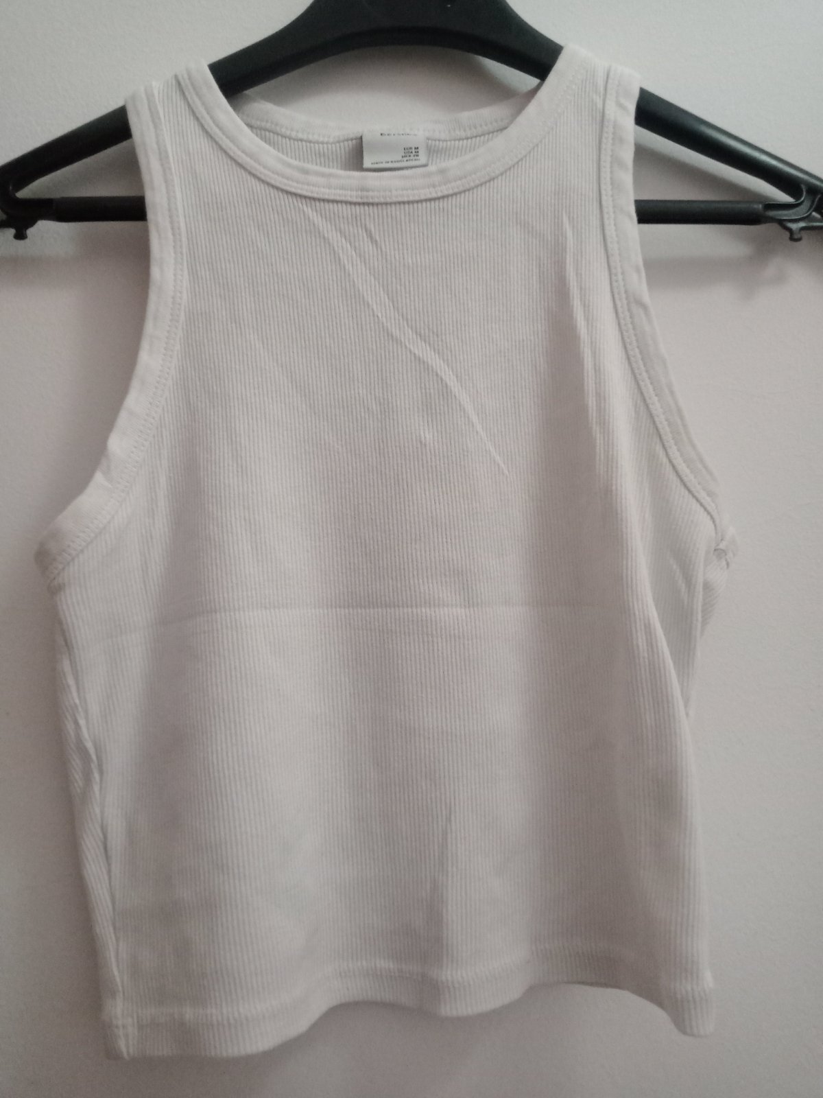 Top blanc, bershka taille M