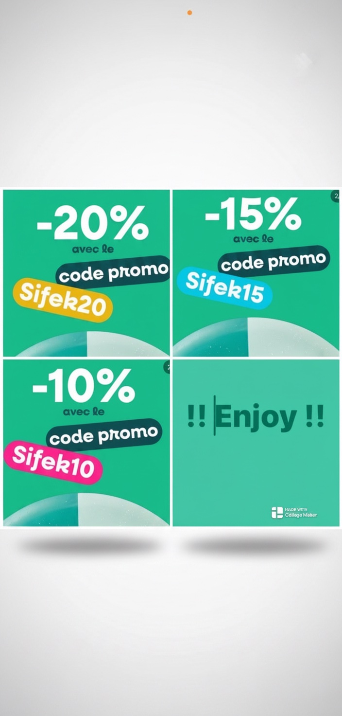 Code promo -20%