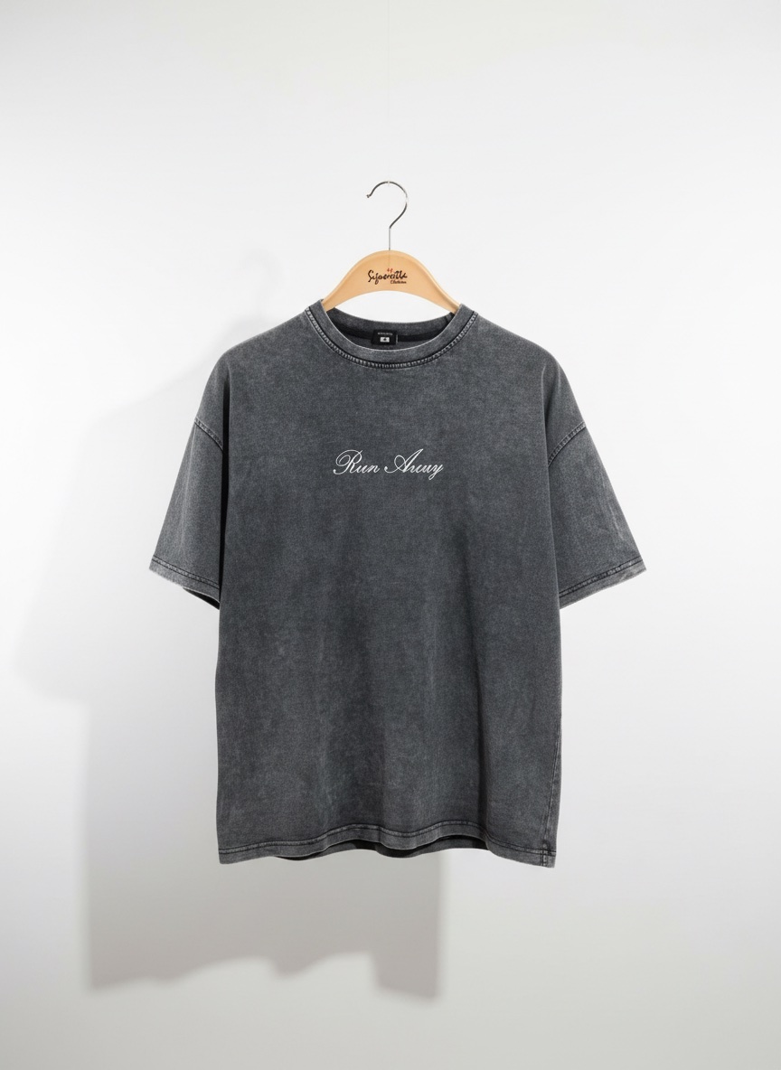 Newchic Grey Oversized Tee 