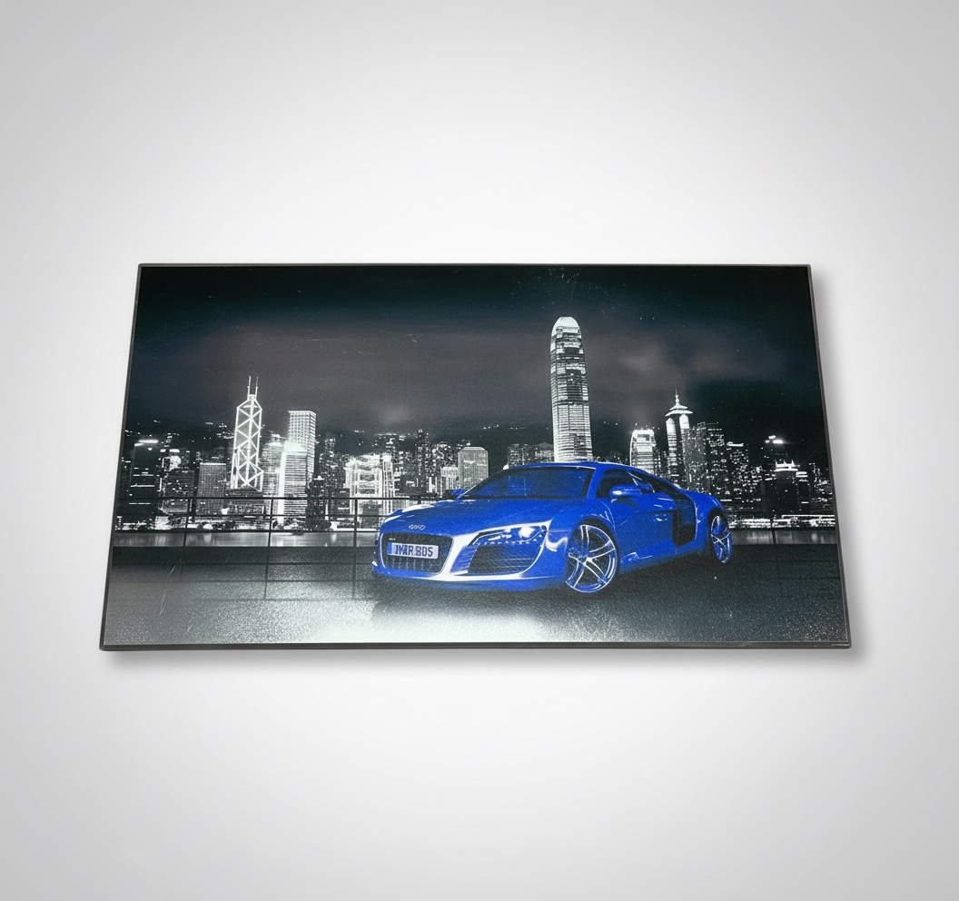 Hong Kong vibrant bleu Audi R8 sports car