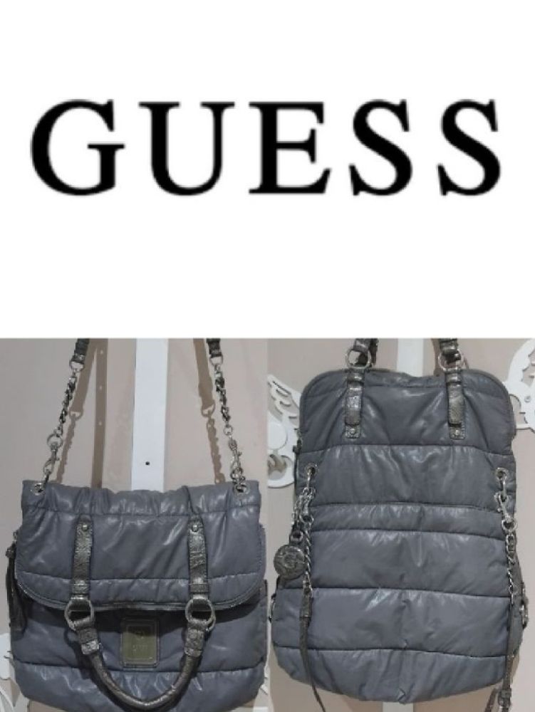 magnifique sac doudoune GUESS deux en un grand format ou petit format a votre choix authentique 