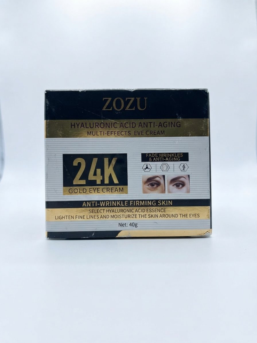 Crème pour les yeux ZOZU 24K or, anti-rides, collagène, anti-poches, hydratante, élimination des poches sous les yeux, crème pour les yeux contre les cernes