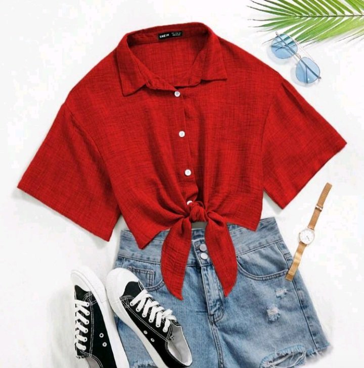 Chemise rouge