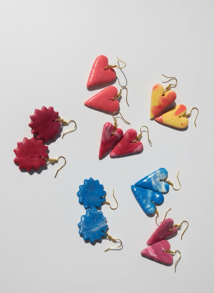 7 boucles d'oreilles 