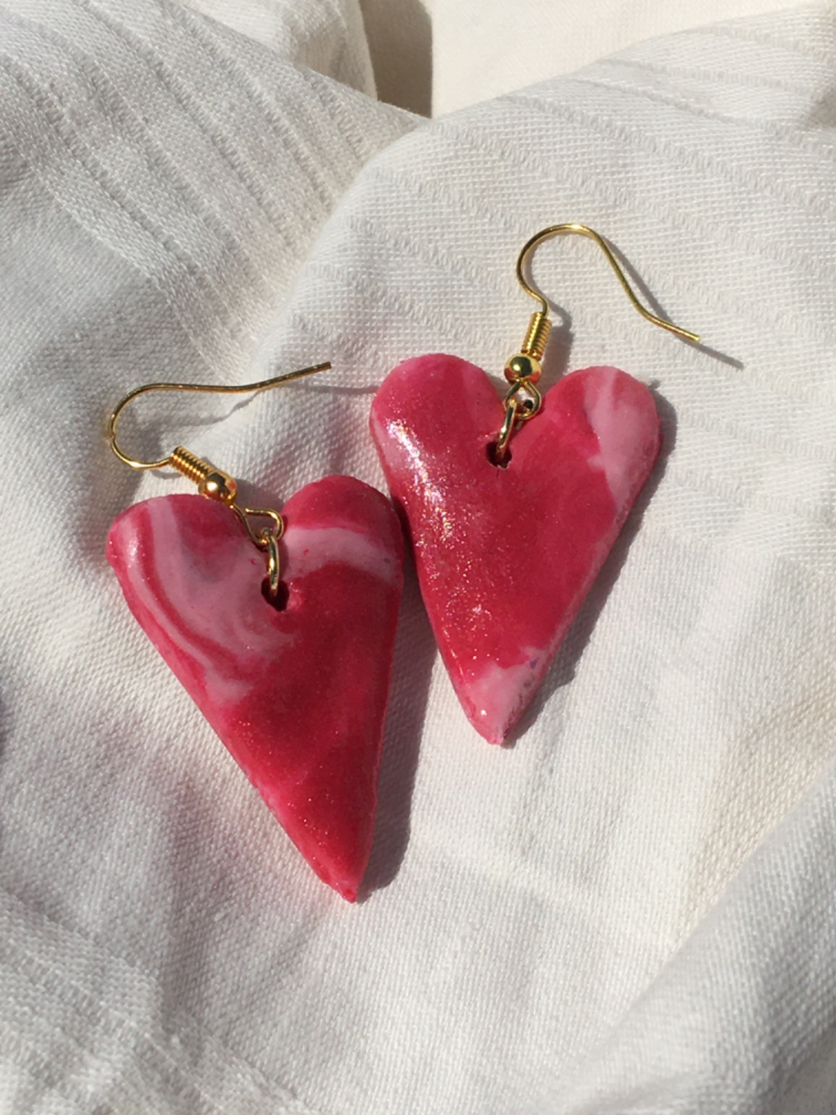 Boucles d'oreilles en céramique 🌸💕