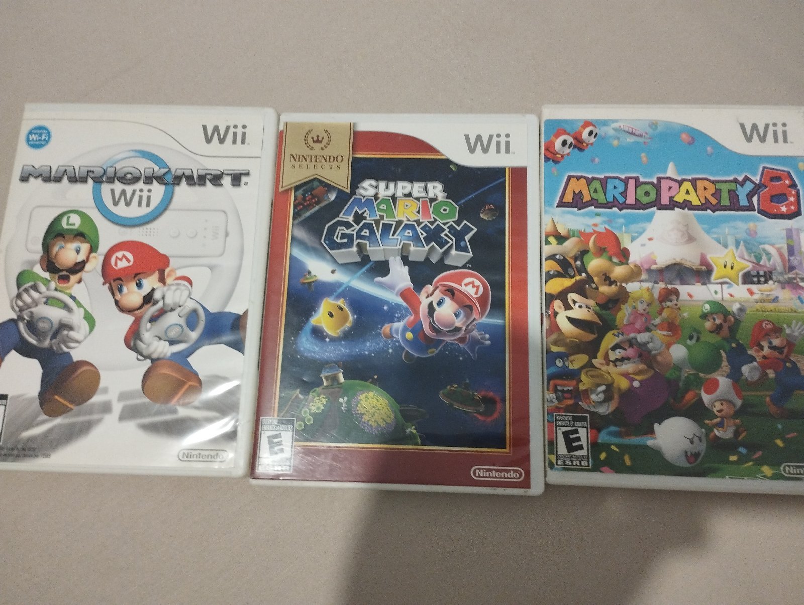 3 jeux Mario Wii 