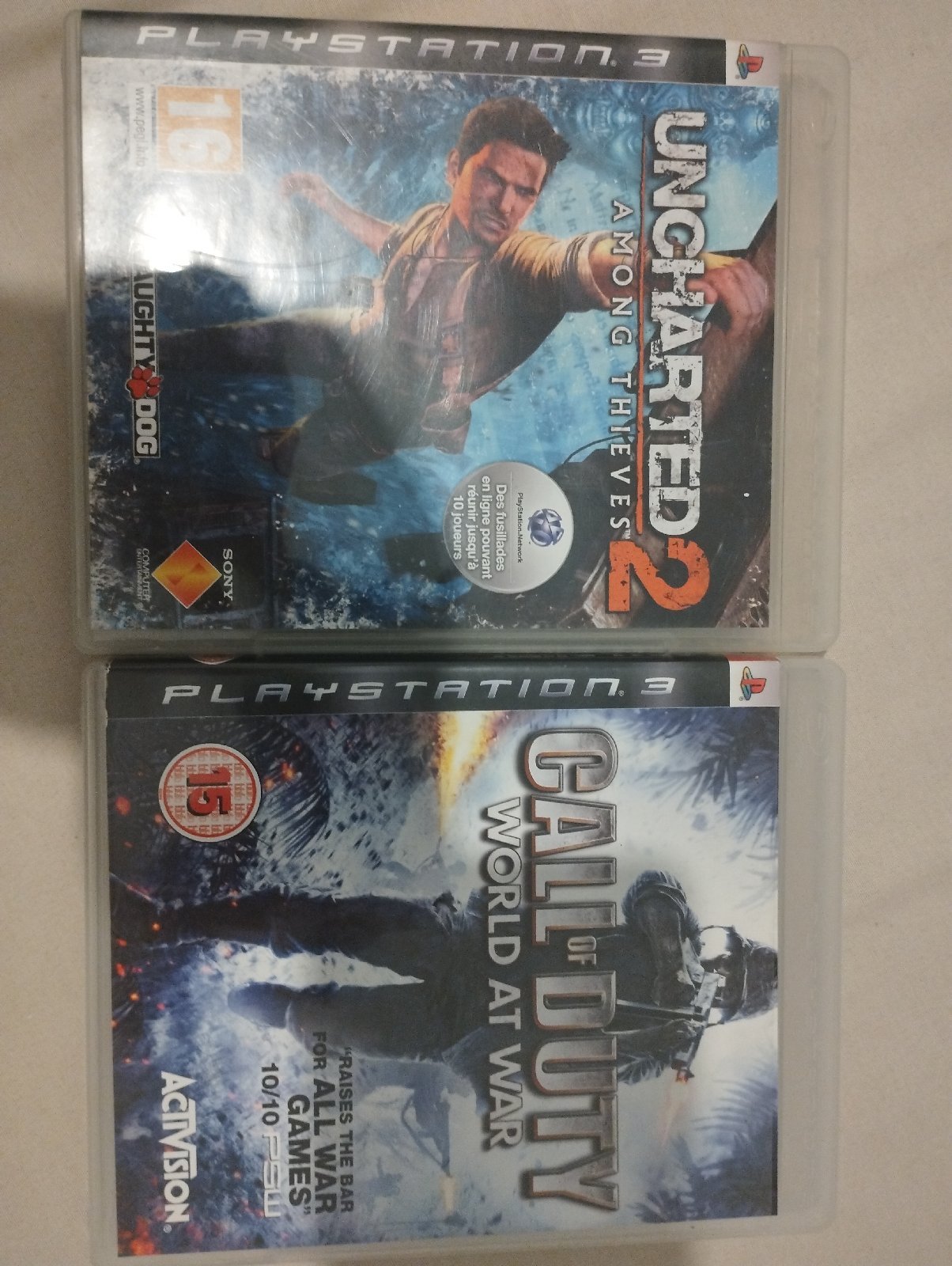 2 jeux PS3 PlayStation 3