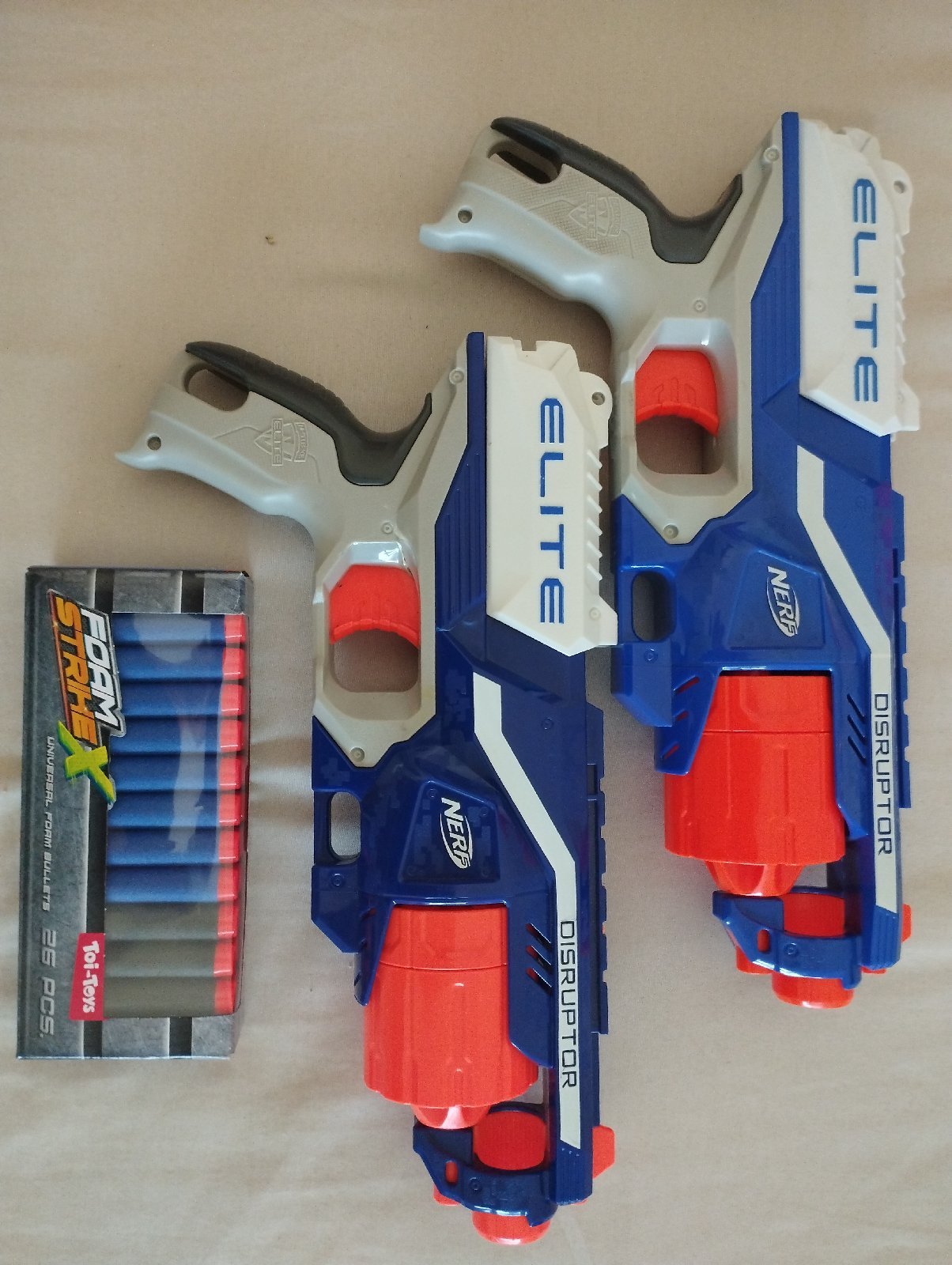 Jouet à fléchettes Nerf disruptor duo+ paquet de fléchettes neuves 