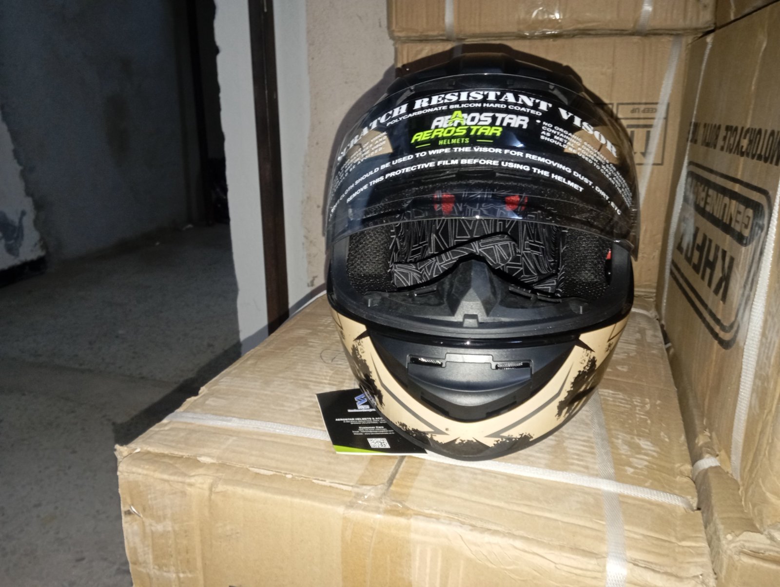Casque moto AEROSTAR بسوم الڨرو