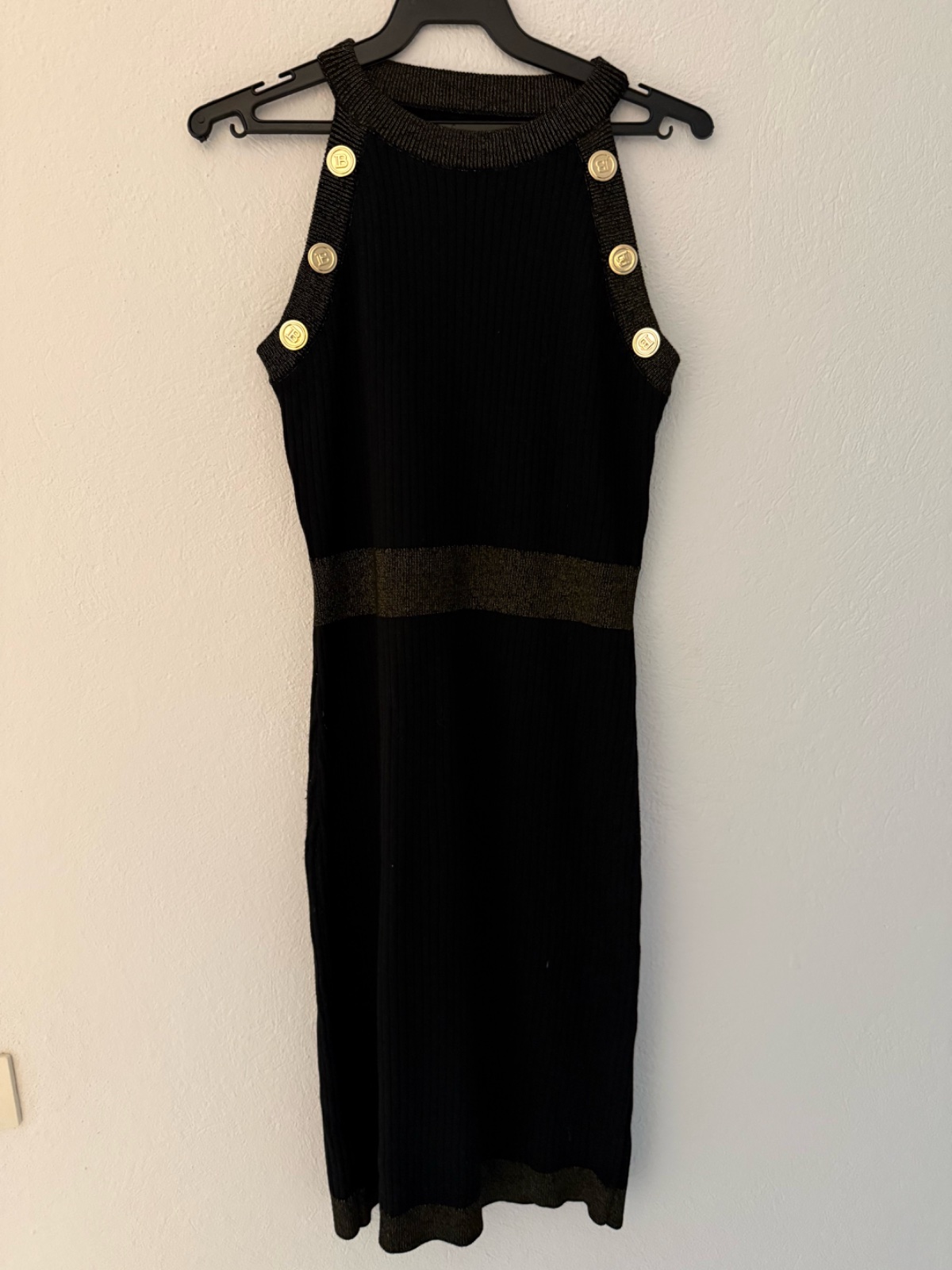 Gilet et robe Balmain