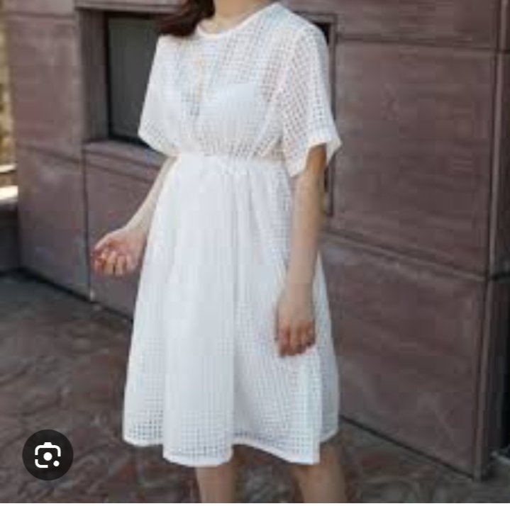 Robe 👗 cloche blanche 