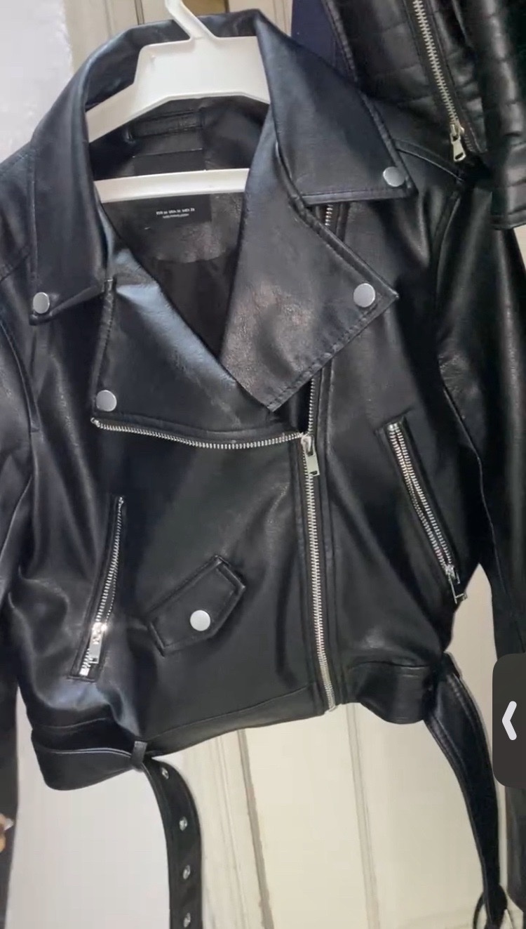Veste cuire