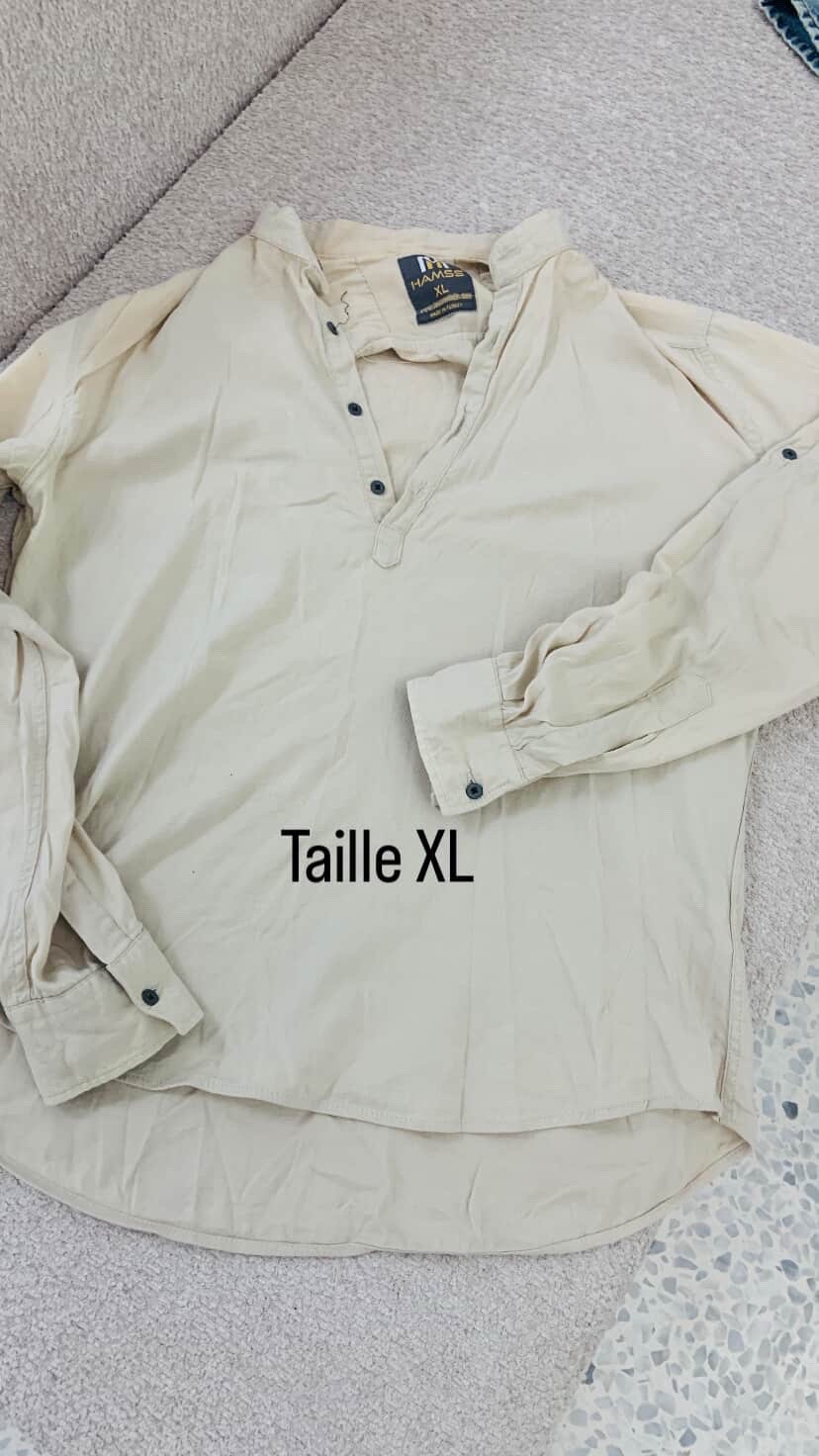 Chemise caramel 