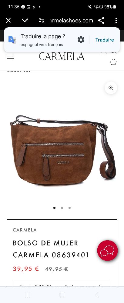 SAC FEMME CARMELA 