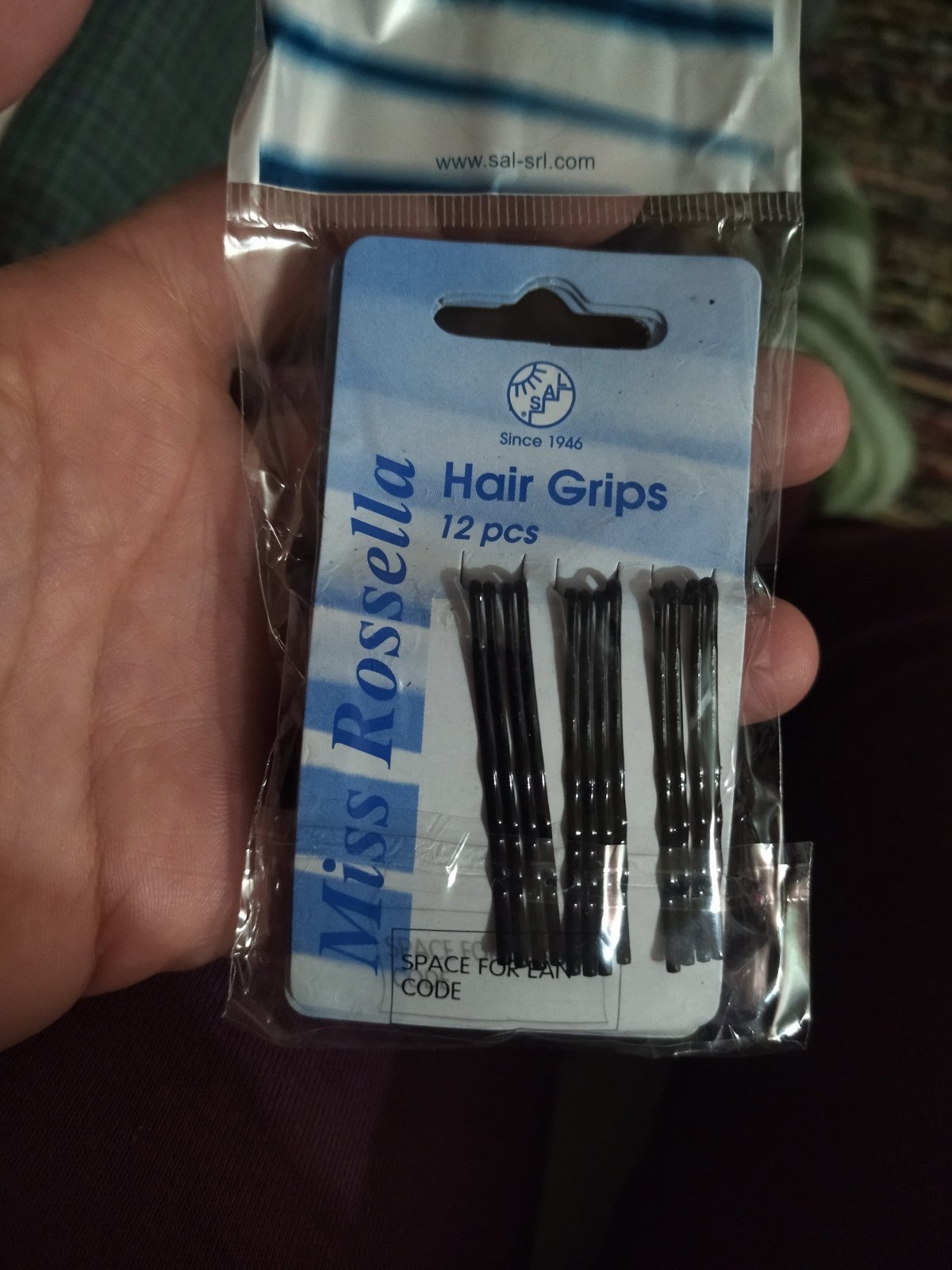 Lot  petit pince cheuveux noir 