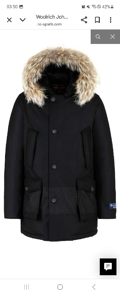 WOOLRICH John Rich & Bros Parka en duvet Arctic LP Homme ❄️⛈️🌨🌧⚡️💧☂️