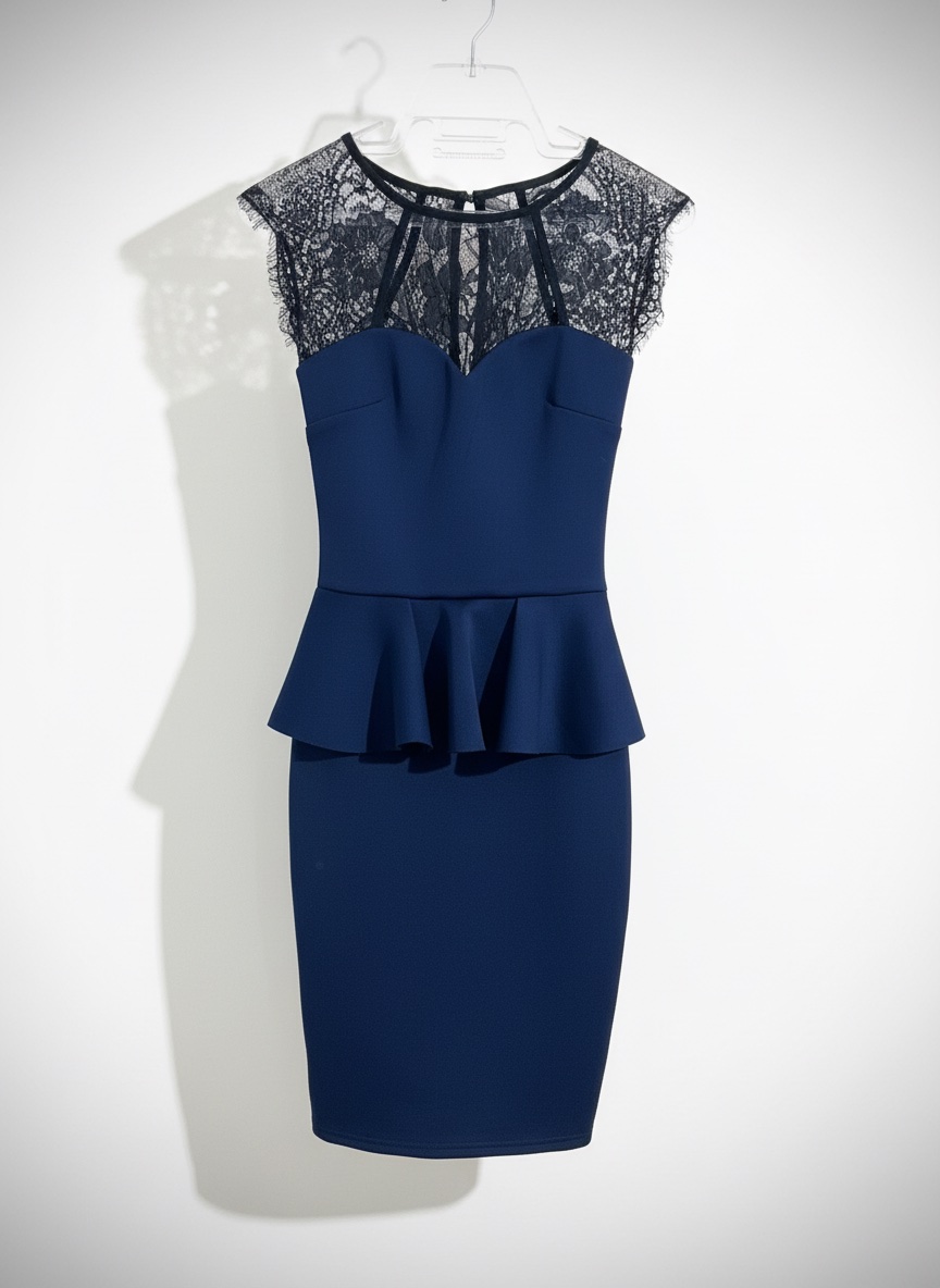 Navy bleu dress from lipsy london