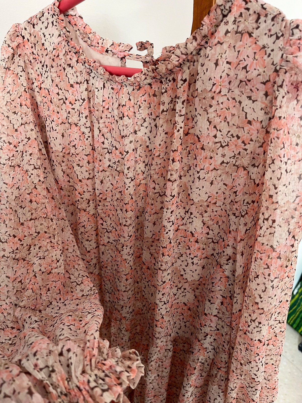 Liquette rose fleurie