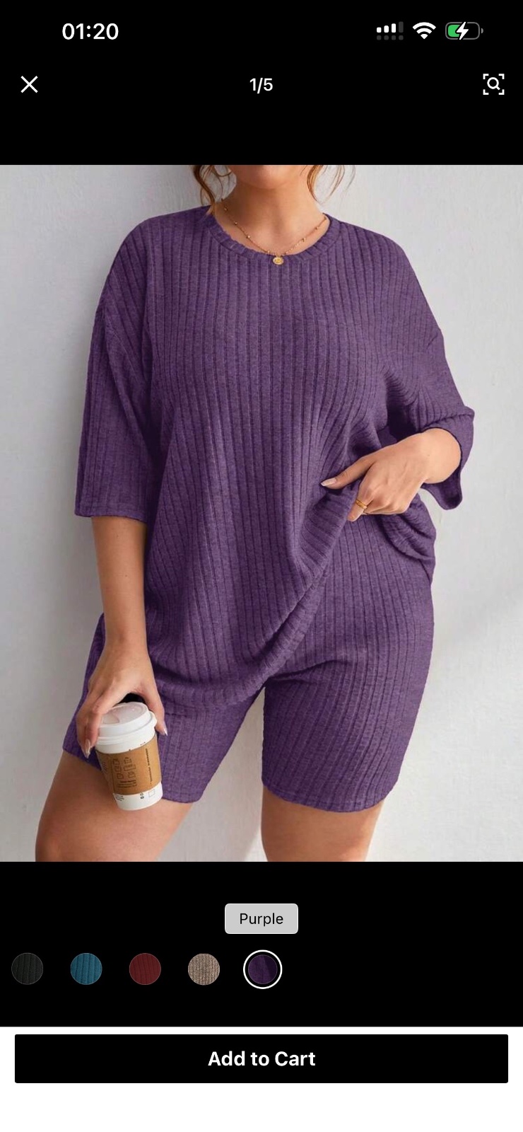Tenu violet 