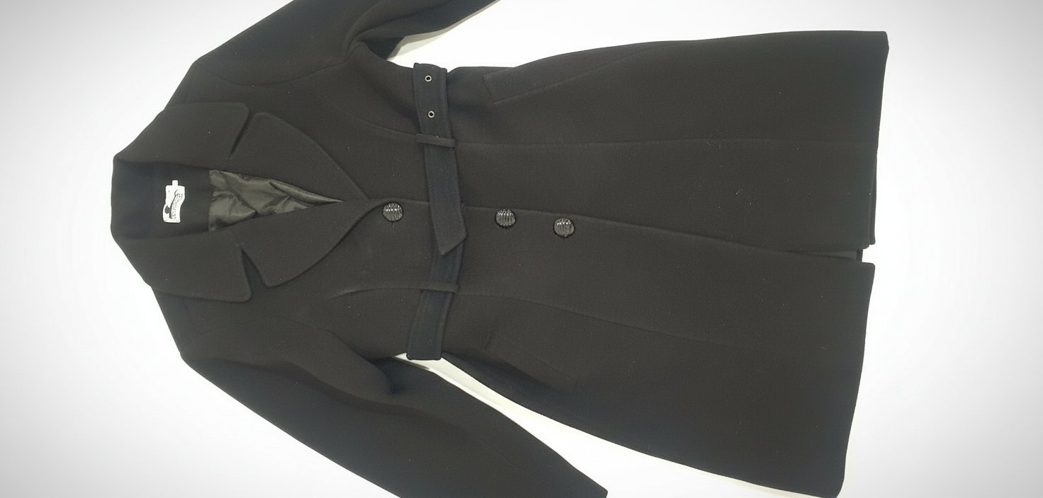 Manteau cachemire noir