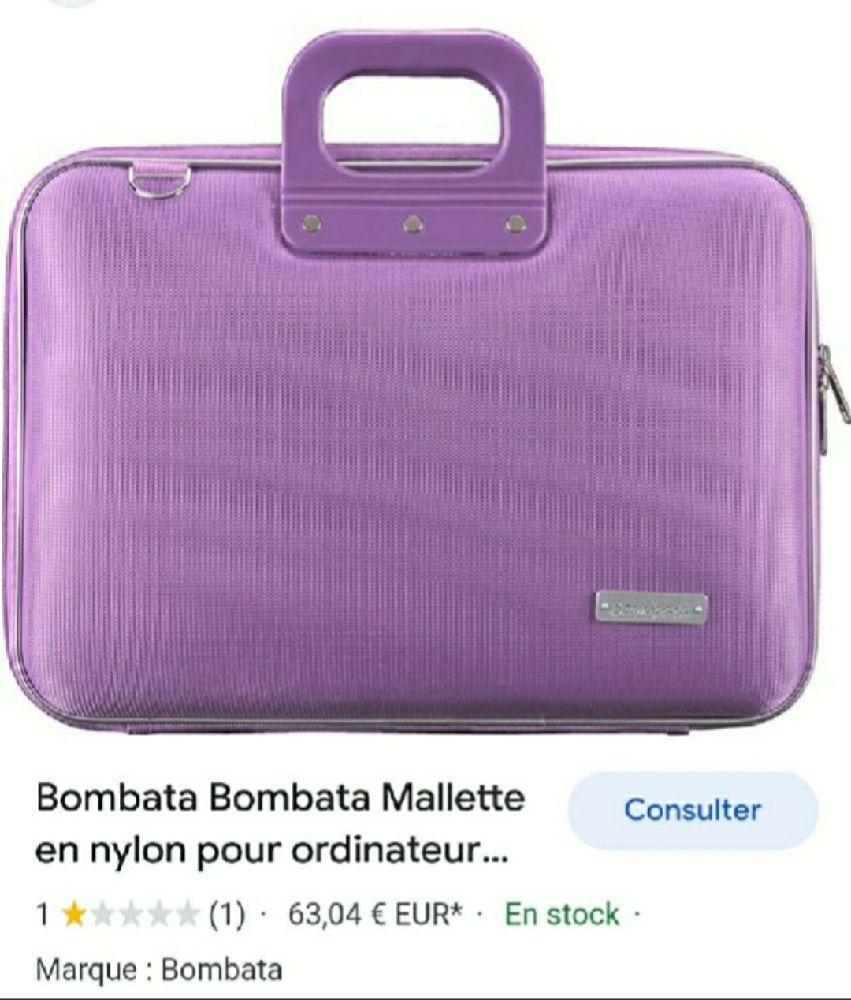Bombata malette en nylon pour pc 💜neuuf
