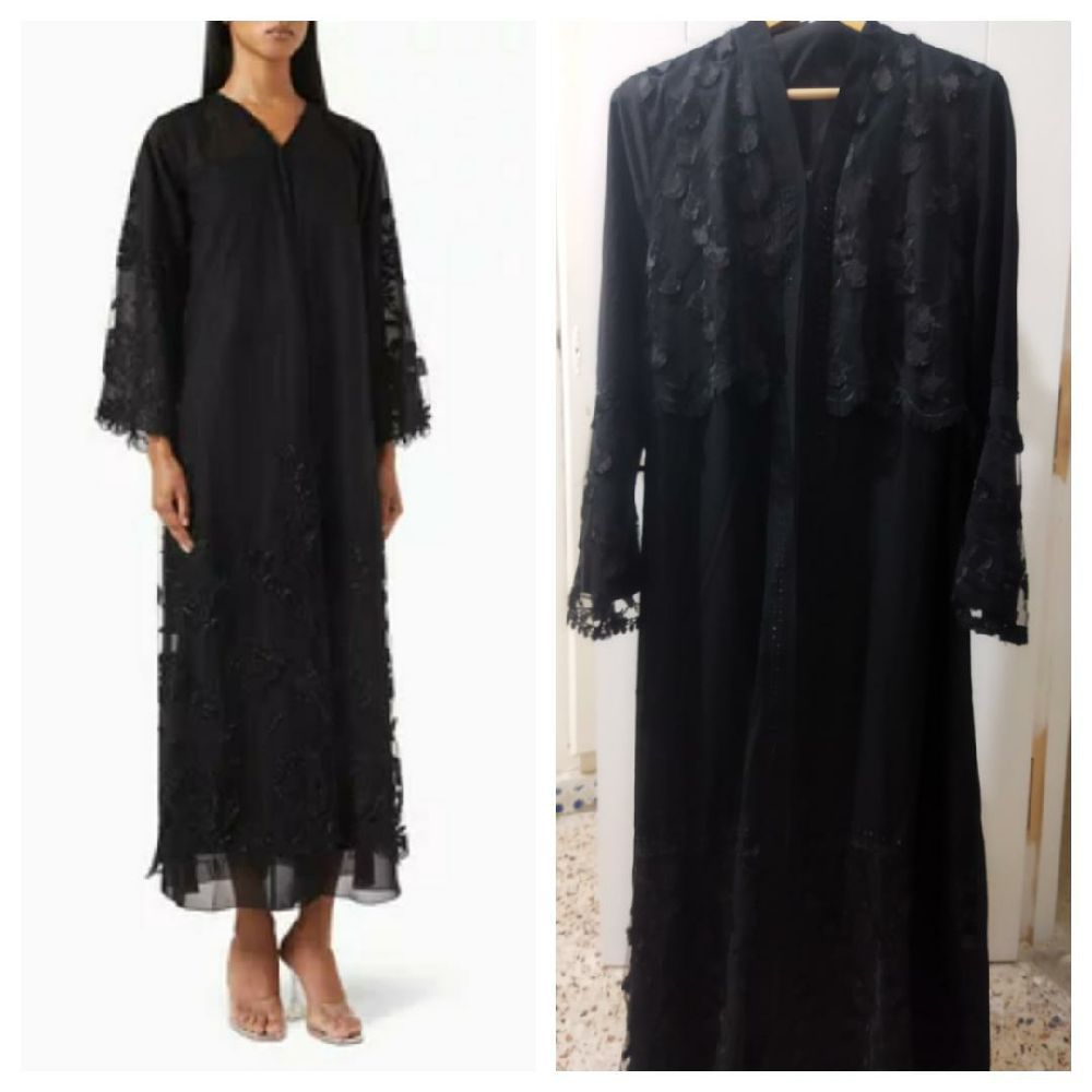 Jelbeb en dentelle à broderie 🖤