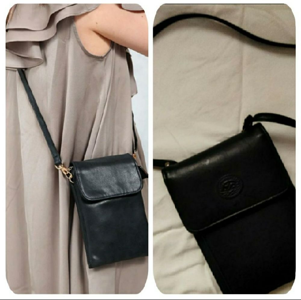 Sac à bandoulière en cuir véritable, contient plusieurs poches pour les cartes 💯