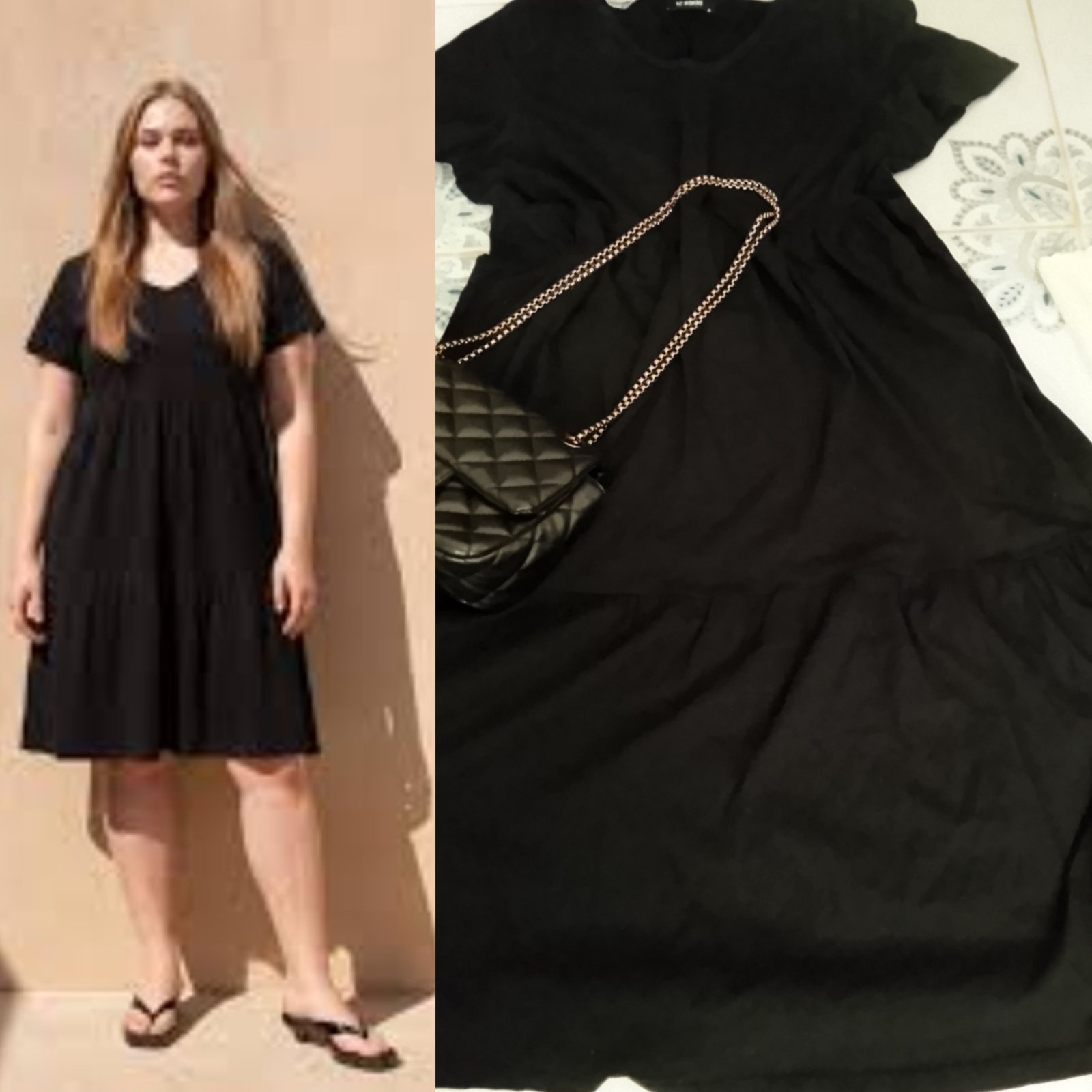 Robe noir coton,,