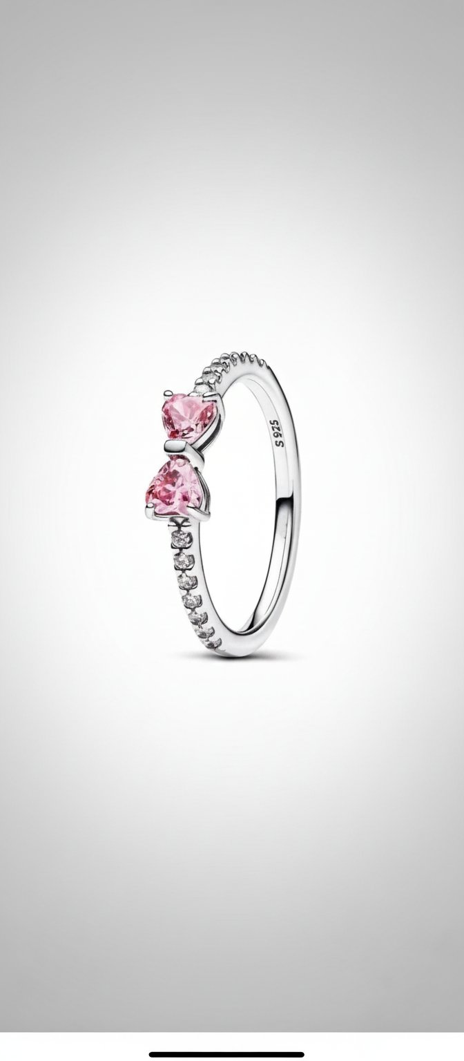 Bague pandora pink