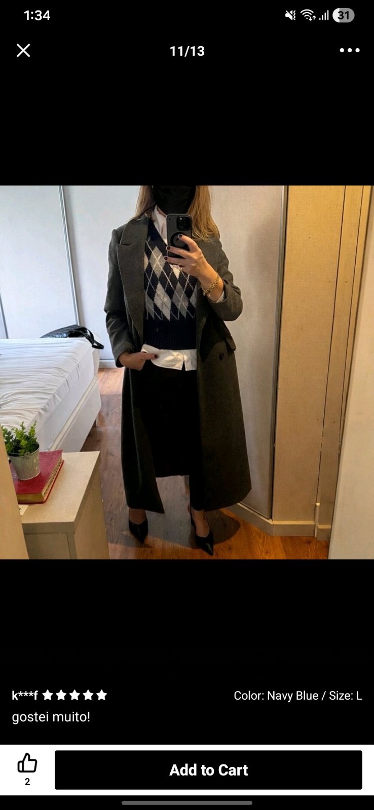 Debardeur+ gilet cadeau (de la même couleur)