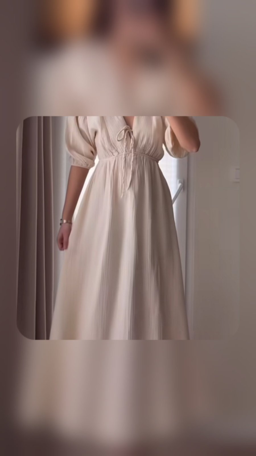 Robe beige modeste (prix négociable)