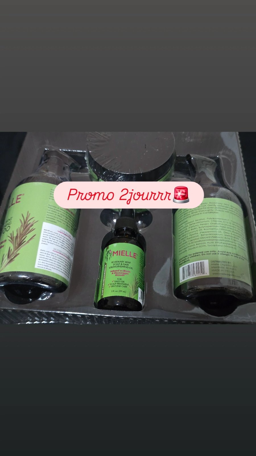 Pack pour cheveux 