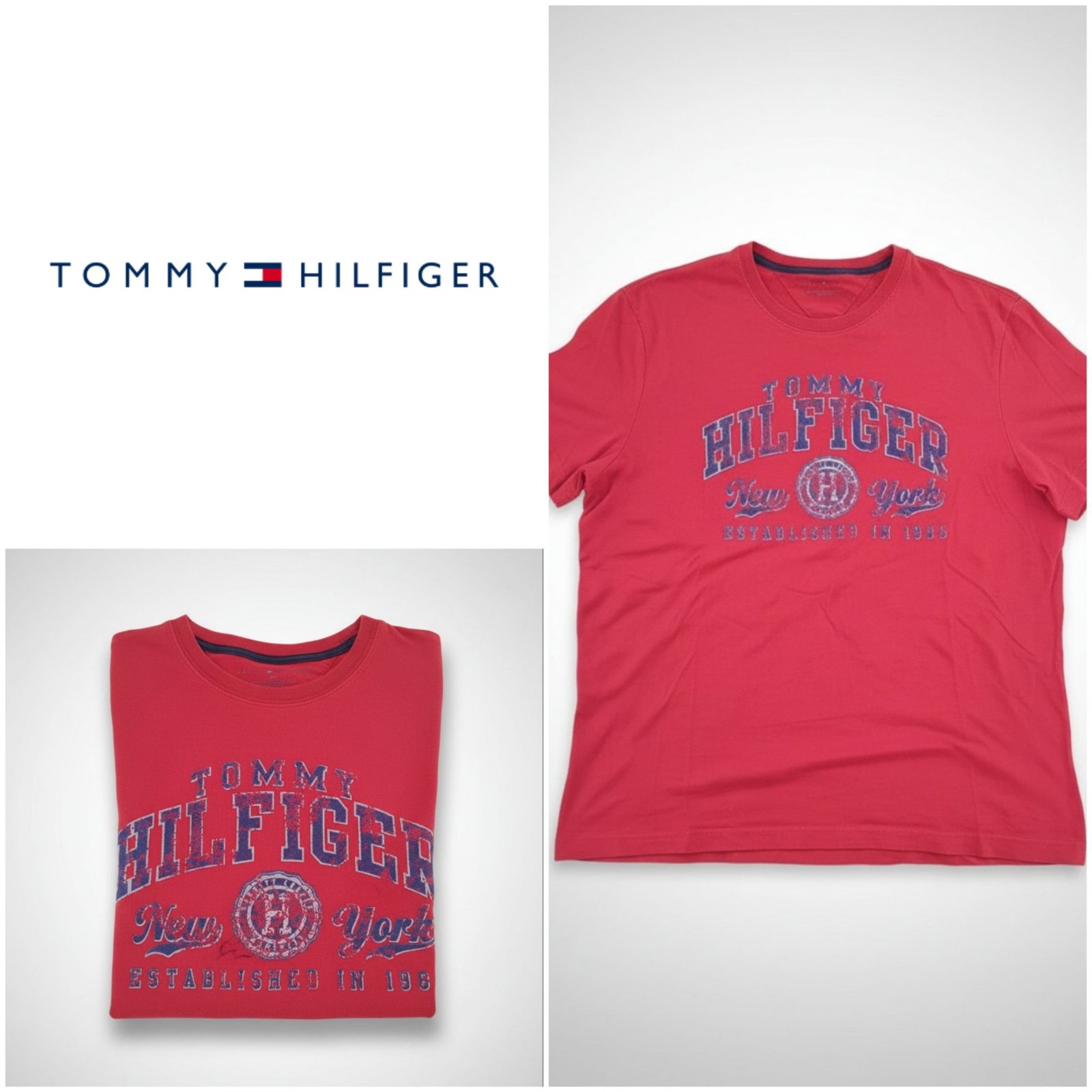 T-shirt rouge pour homme 