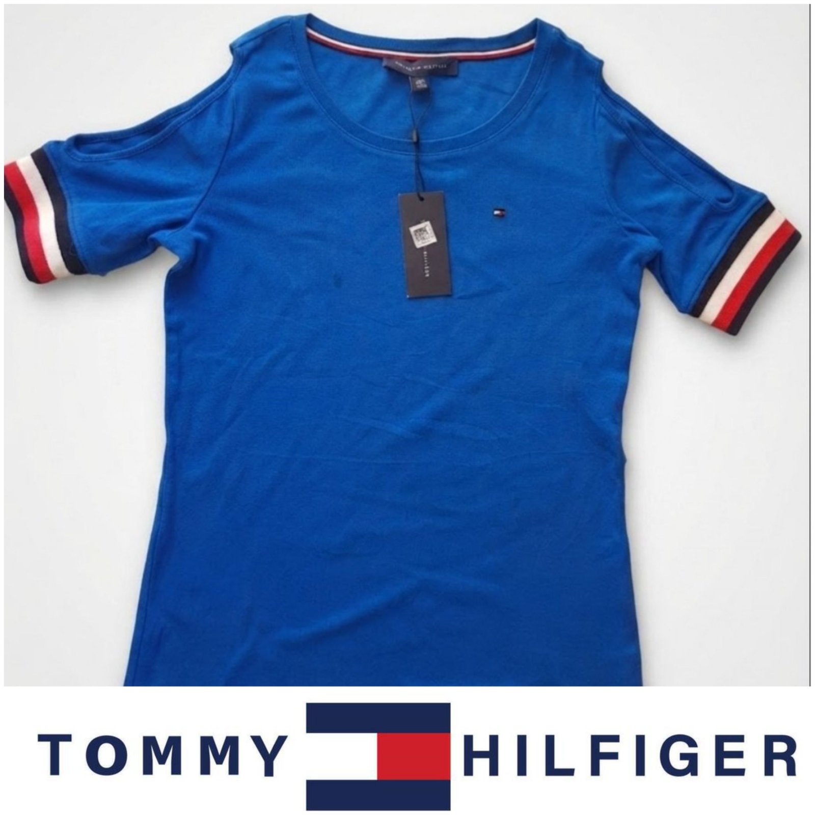 T-shirt Bleu Tommy Hilfiger