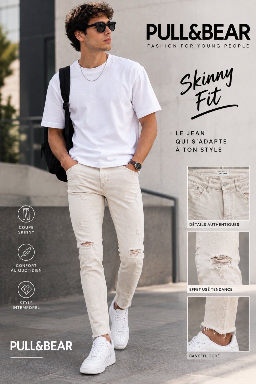 Pantalon Jeans Pull&Bear unisex