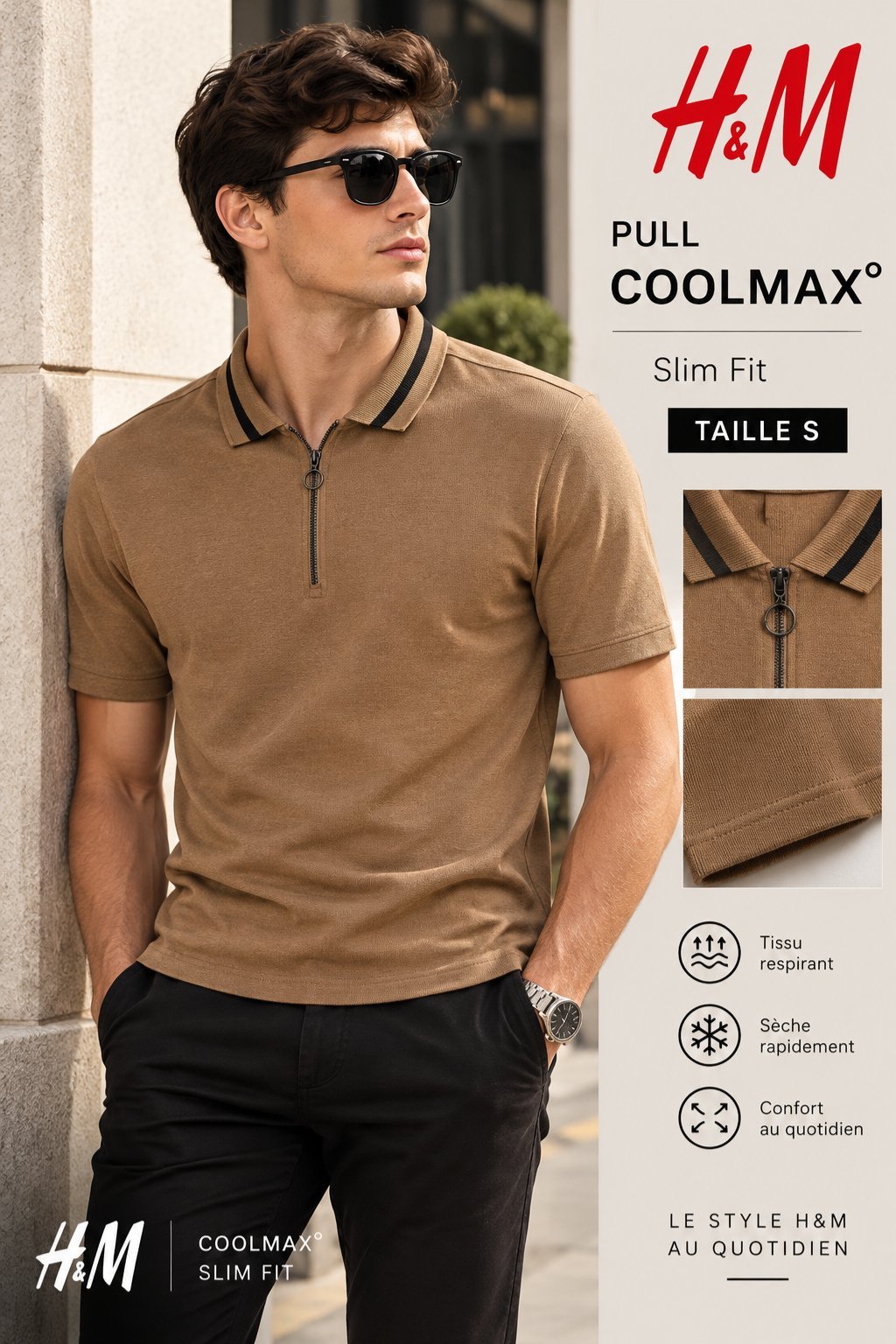 H&M COOLMAX Polo Shirt