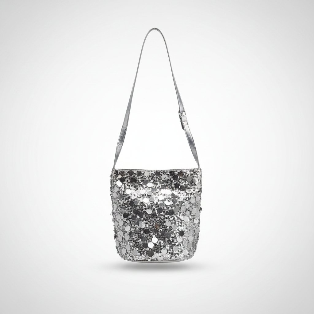 SHINY SILVER BAG 